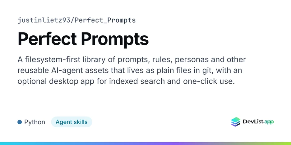 Perfect Prompts