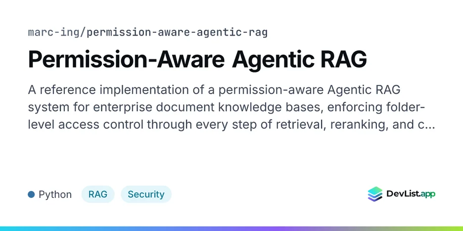 Permission-Aware Agentic RAG