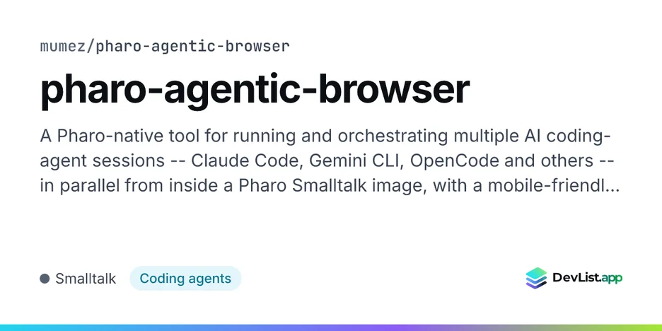 pharo-agentic-browser