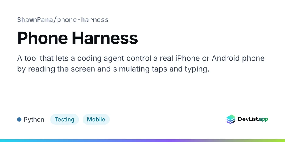 Phone Harness
