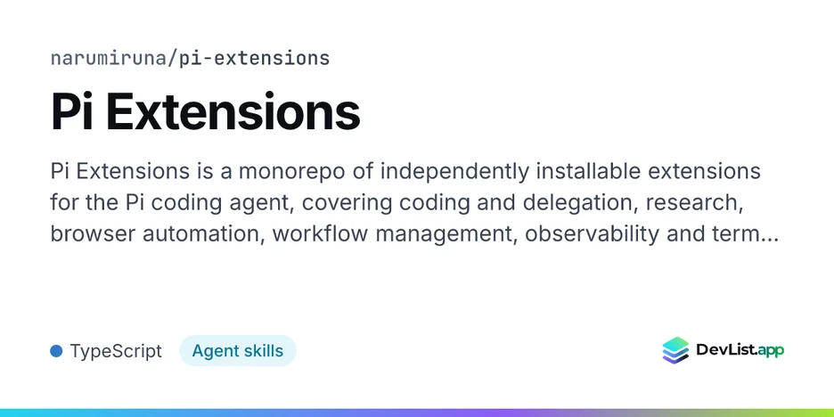 Pi Extensions