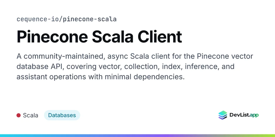 Pinecone Scala Client