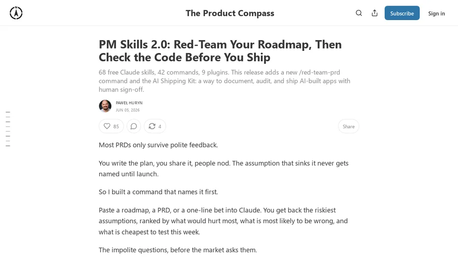 PM Skills Marketplace