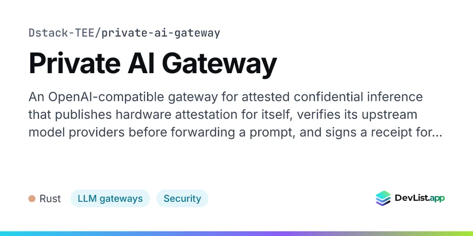 Private AI Gateway
