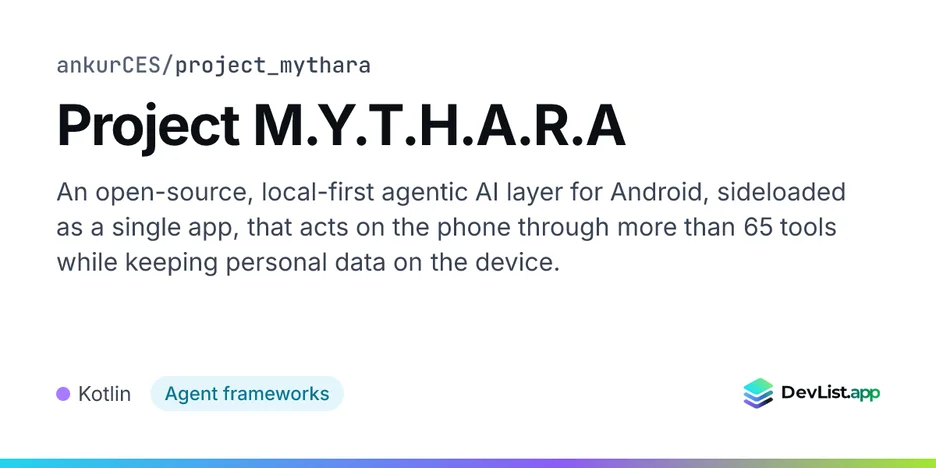 Project M.Y.T.H.A.R.A