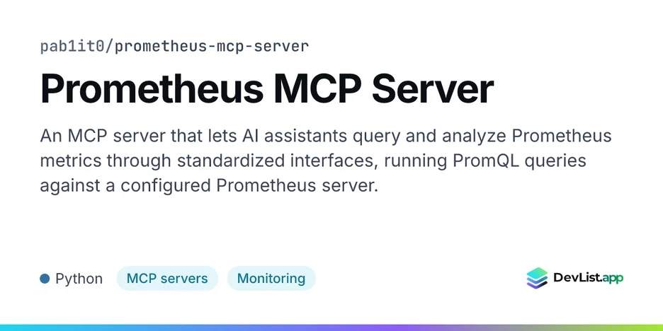 Prometheus MCP Server