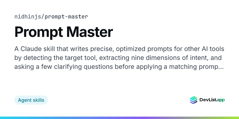 Prompt Master