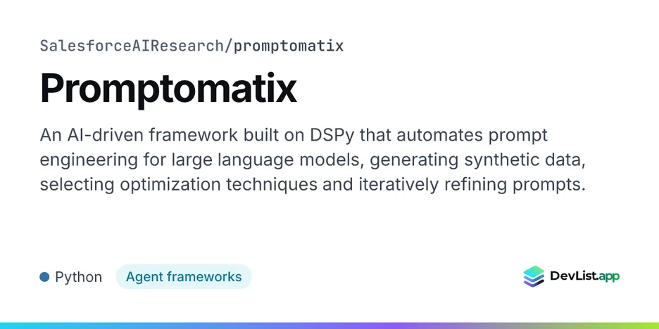 Promptomatix