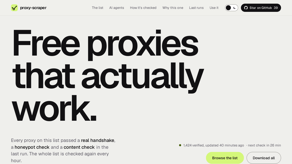 proxy-scraper