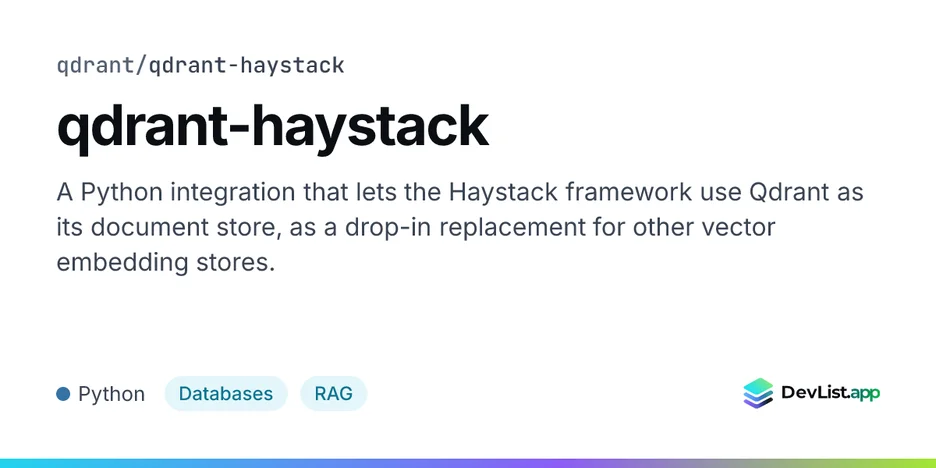 qdrant-haystack