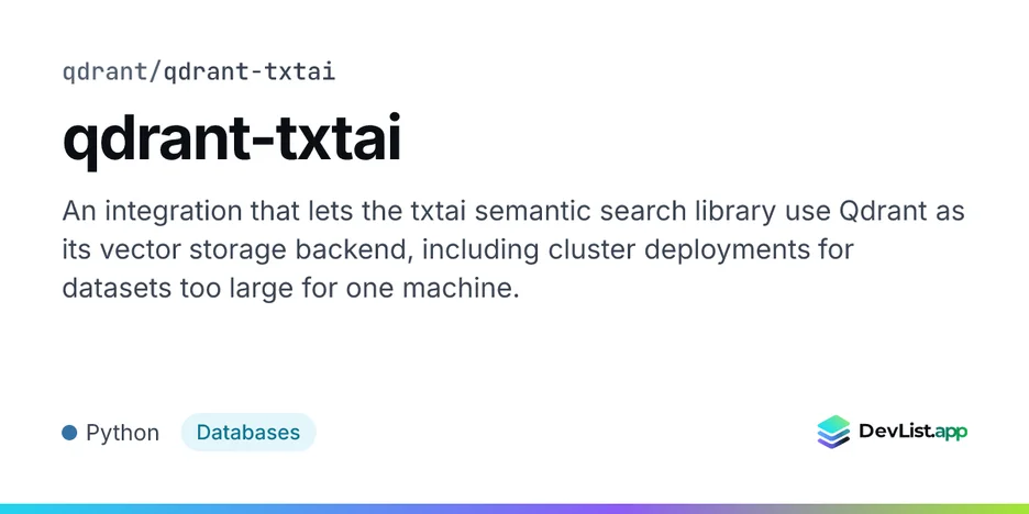 qdrant-txtai