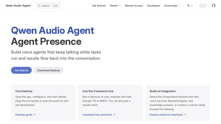 Qwen Audio Agent