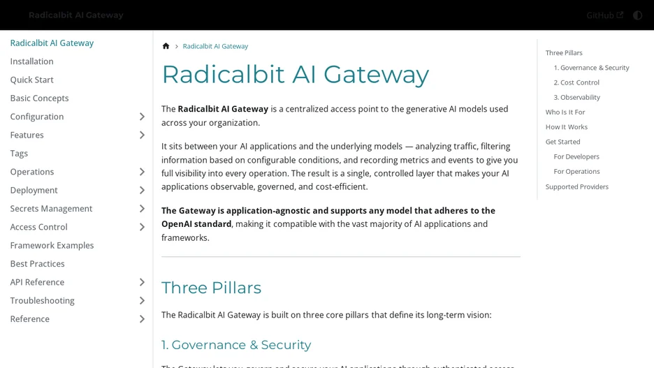 Radicalbit AI Gateway