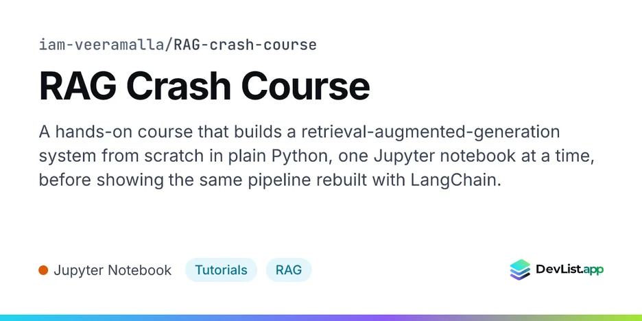 RAG Crash Course