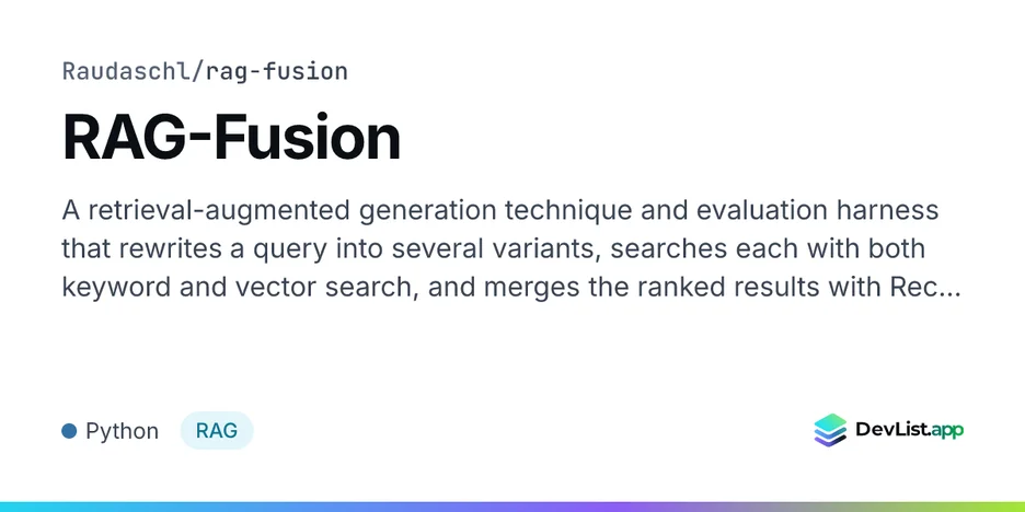 RAG-Fusion