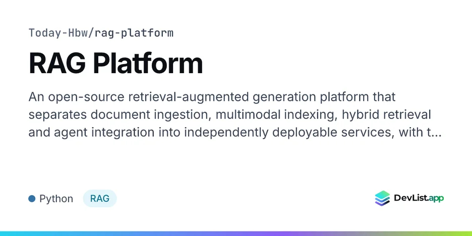 RAG Platform