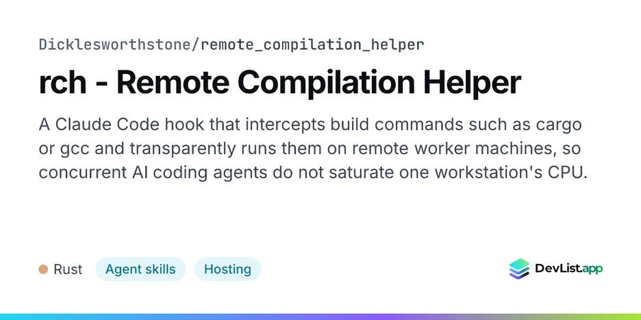rch - Remote Compilation Helper