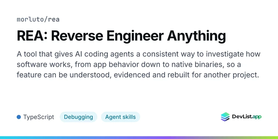 REA: Reverse Engineer Anything