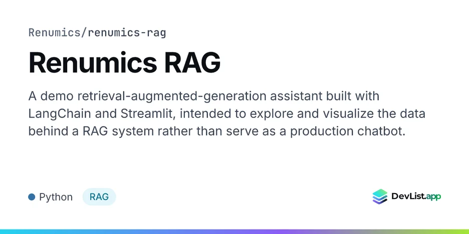 Renumics RAG