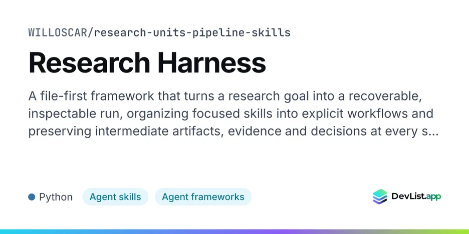 Research Harness