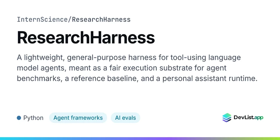 ResearchHarness