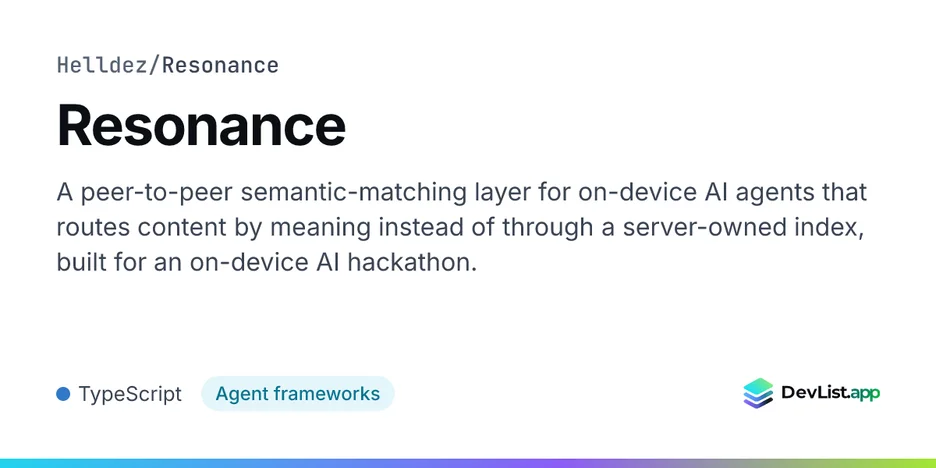Resonance