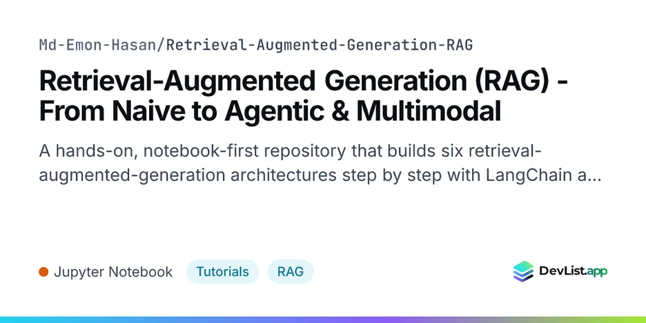 Retrieval-Augmented Generation (RAG) - From Naive to Agentic & Multimodal