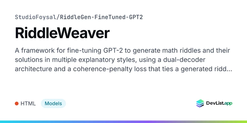 RiddleWeaver