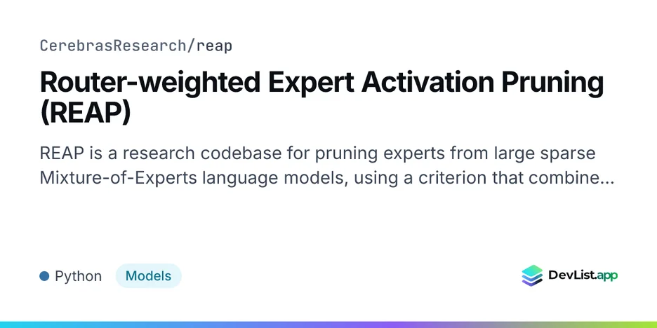 Router-weighted Expert Activation Pruning (REAP)