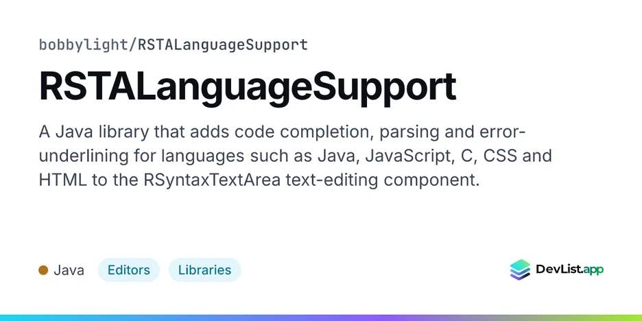 RSTALanguageSupport
