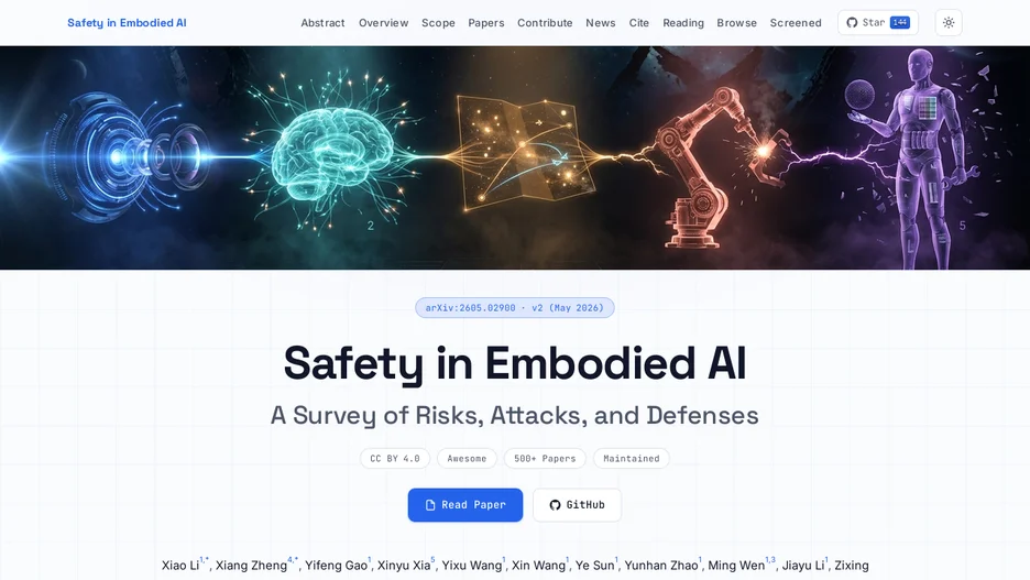 Safety in Embodied AI: A Survey of Risks, Attacks, and Defenses
