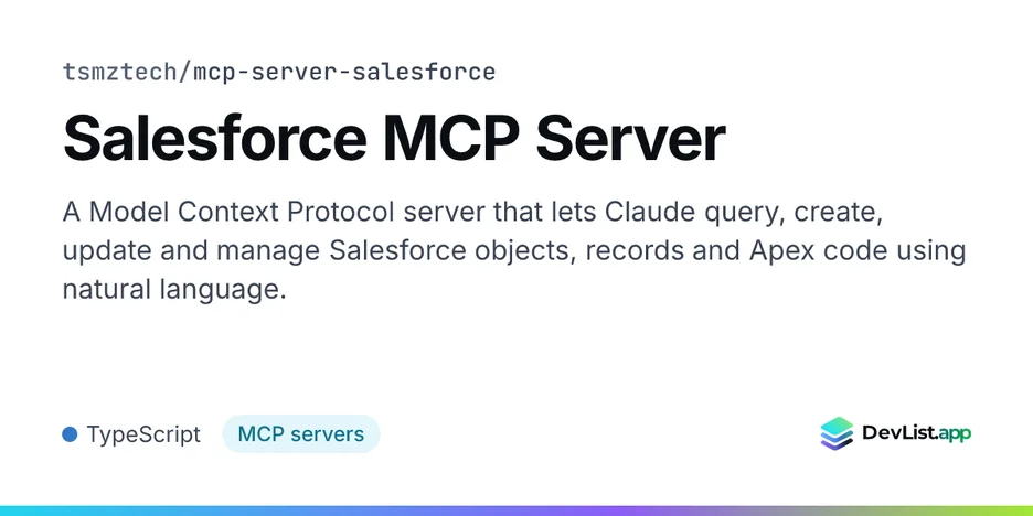 Salesforce MCP Server