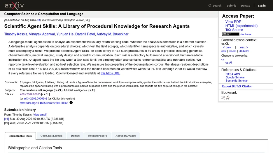 Scientific Agent Skills