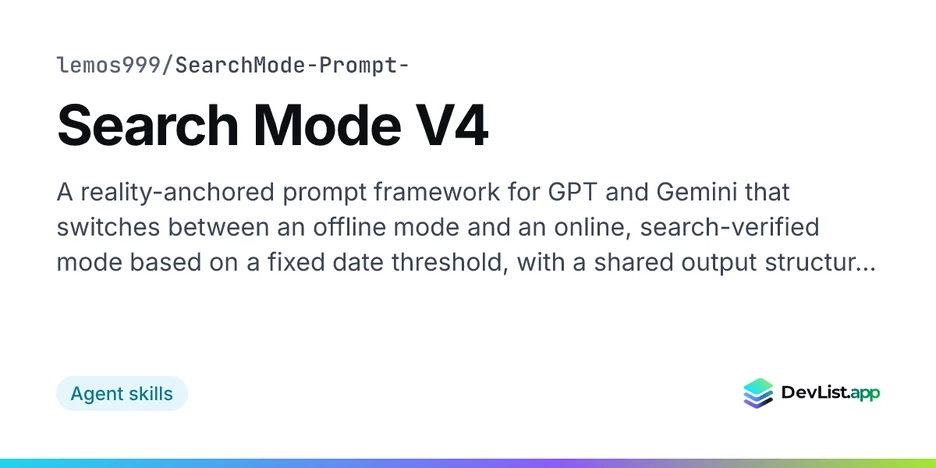 Search Mode V4