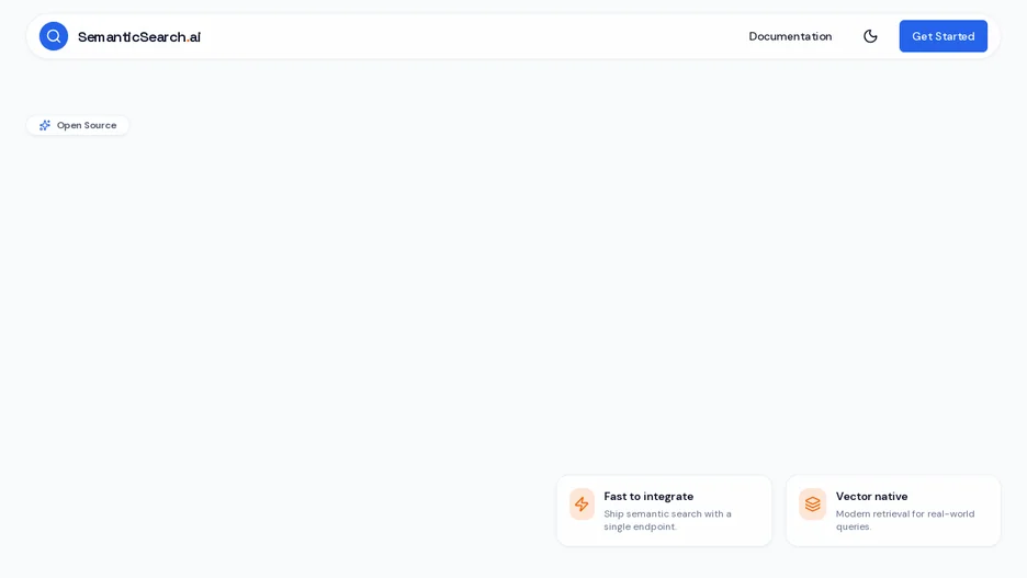 Semantic Search API