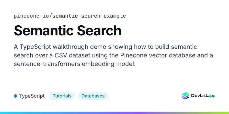 Semantic Search