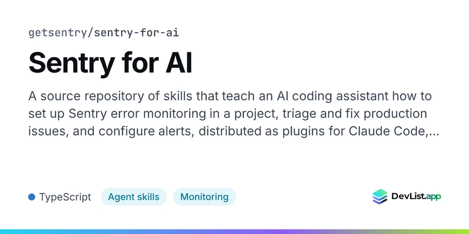 Sentry for AI