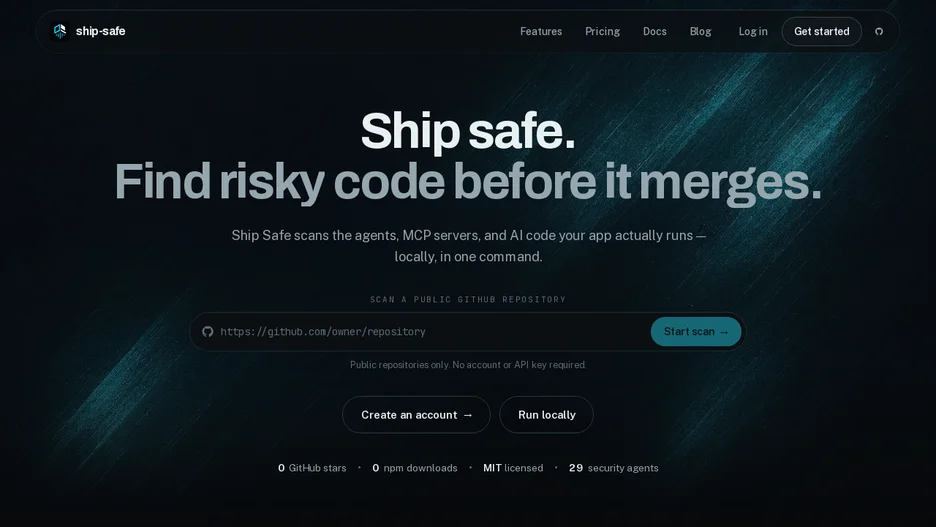 Ship Safe CLI