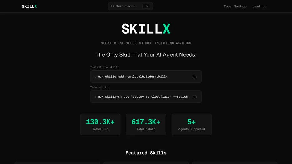 SkillX.sh