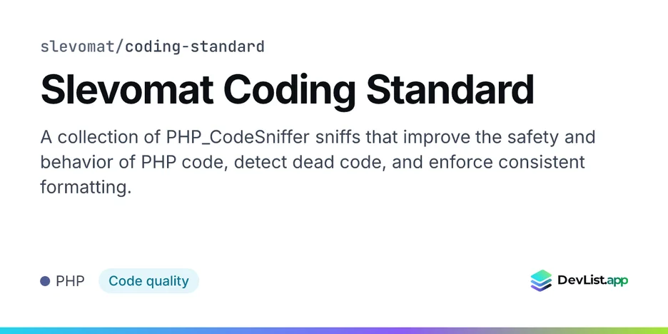 Slevomat Coding Standard