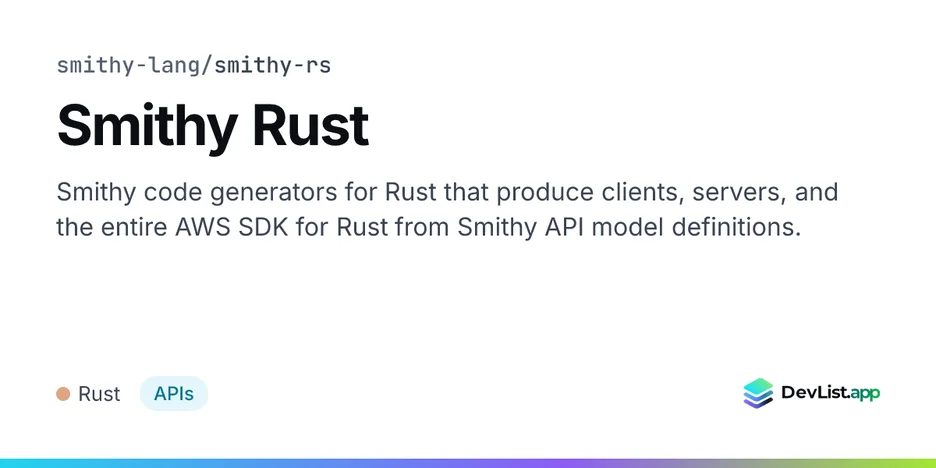 Smithy Rust