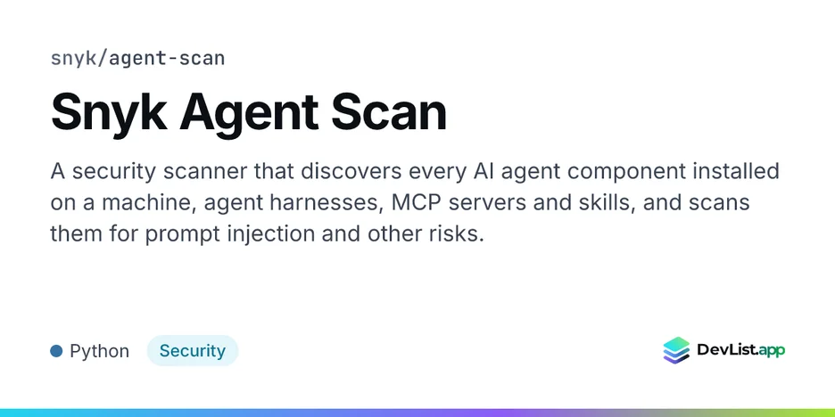 Snyk Agent Scan