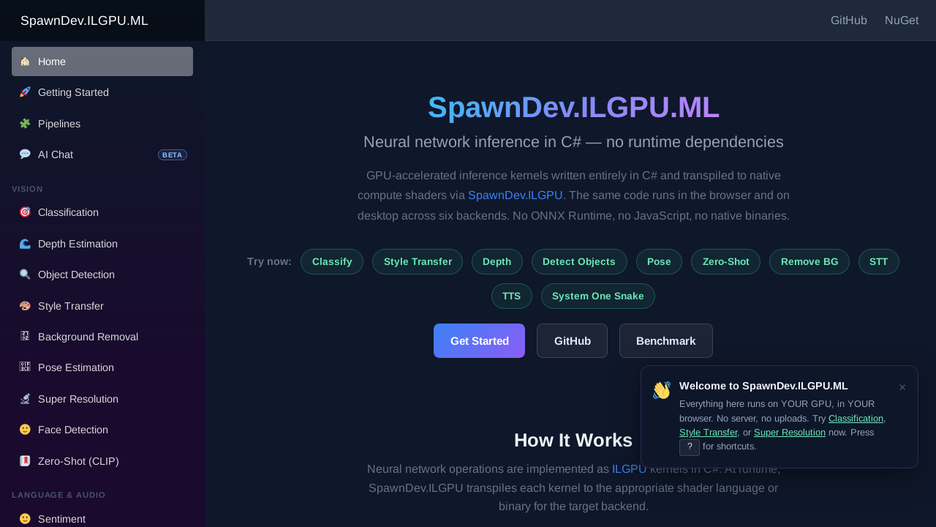 SpawnDev.ILGPU.ML