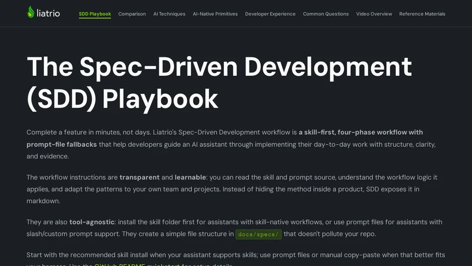 Spec-Driven Development Workflow