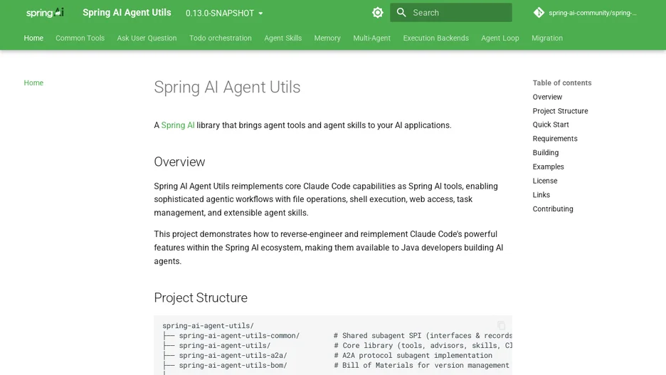 Spring AI Agent Utils