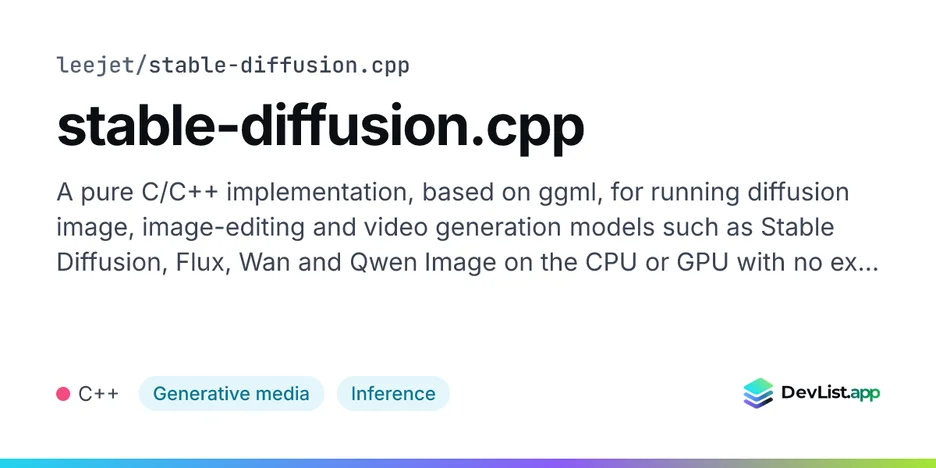 stable-diffusion.cpp