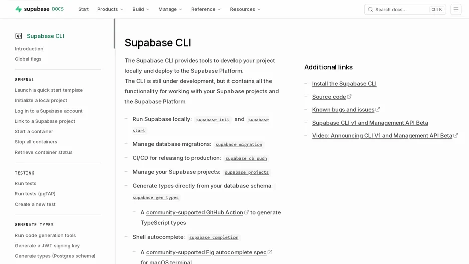 Supabase CLI