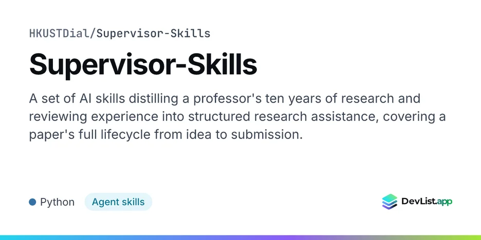 Supervisor-Skills
