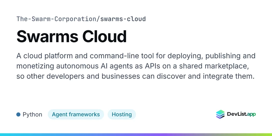 Swarms Cloud