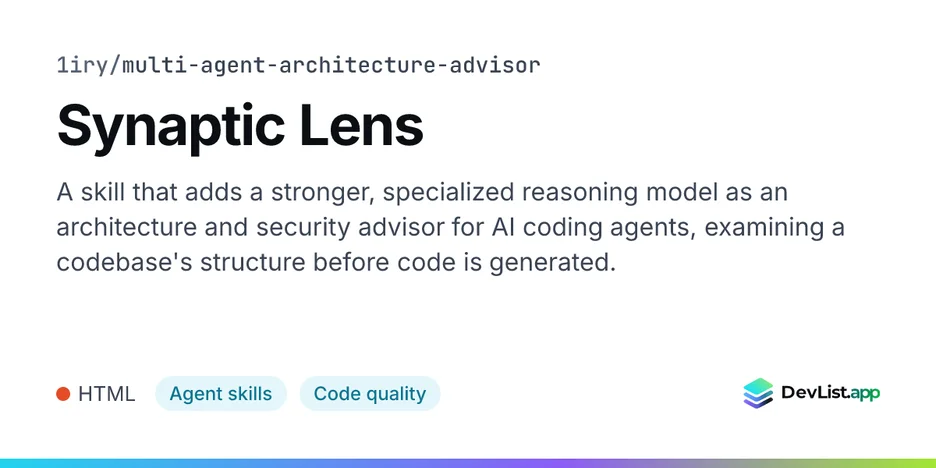 Synaptic Lens